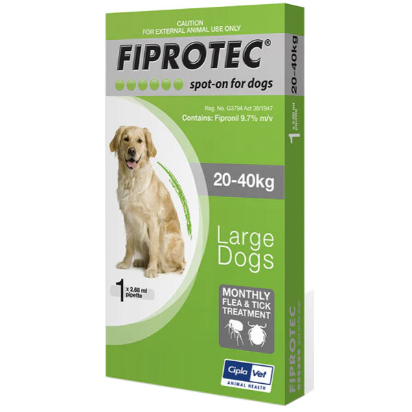 Fibrotec Dog Large (20-40kg) Green