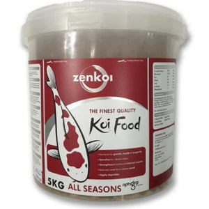 FISH FOOD KOI PELLETS MEDIUM 5 ZENKOI ALL SEASON
