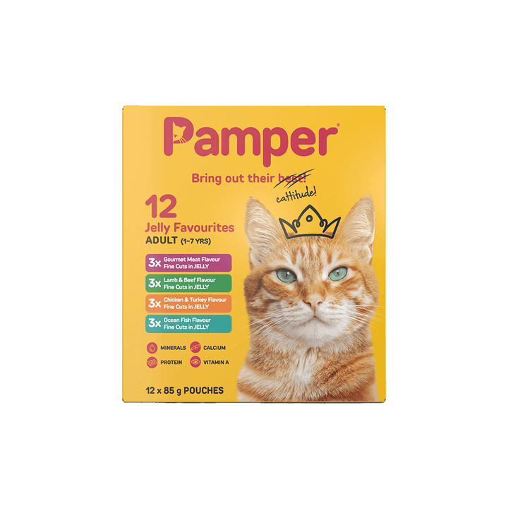 Pamper Multipack Fine Cuts 12 x 85G